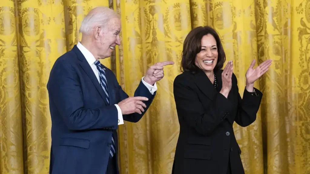 Biden and Harris