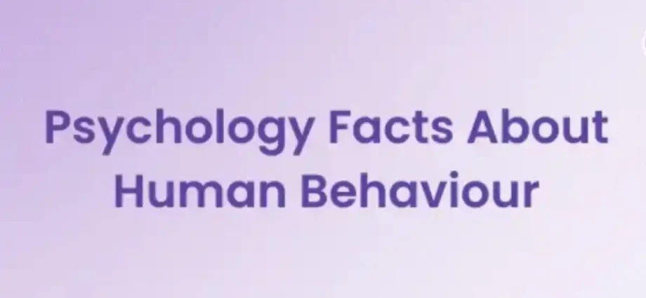 Human psychological facts