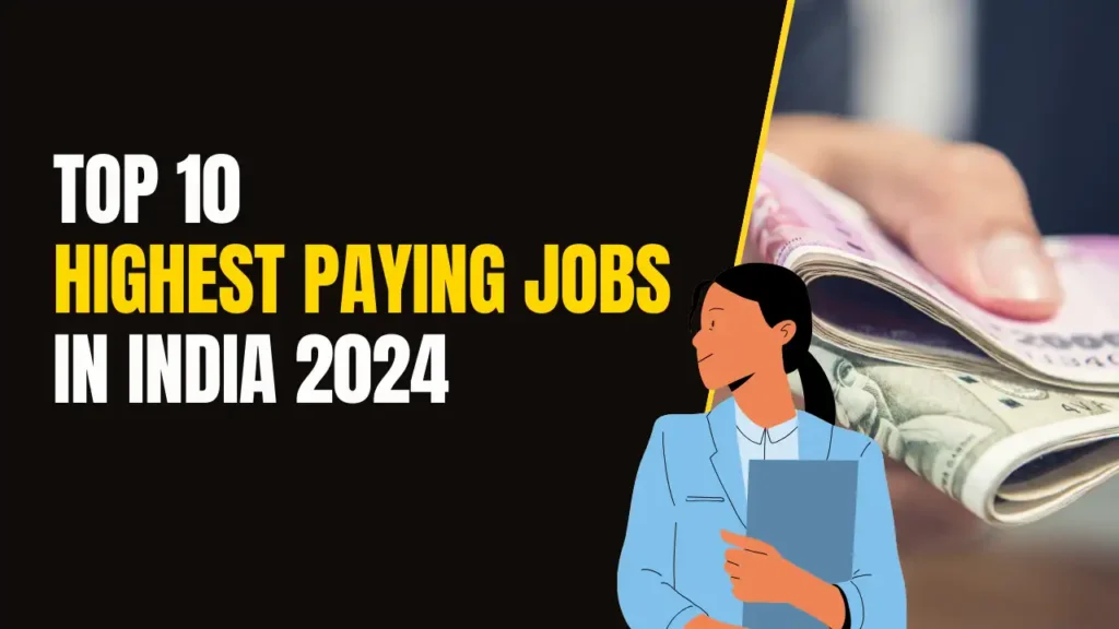 Highest Salary Jobs In India Per Annum 2024
