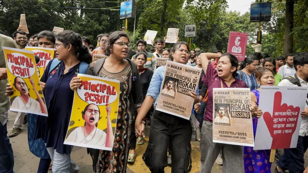 Nabanna Abhijan protest